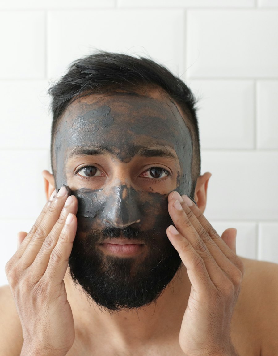 Men’s facial treatment